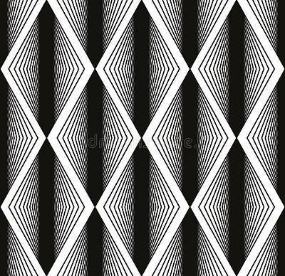 geometric black and white jigsaw puzzle