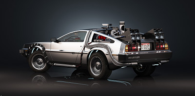 פאזל של Volver al futuro (Delorean)