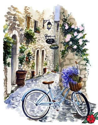 Esquina con Bicicleta jigsaw puzzle