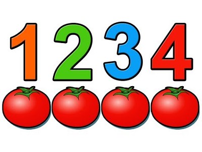 NUMBERS FROM 1 TO 4