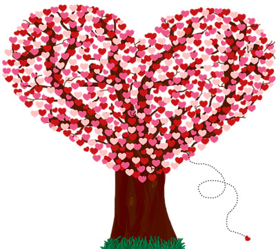 Ãrbol de Corazones jigsaw puzzle