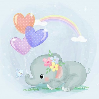 Elefante con Globos