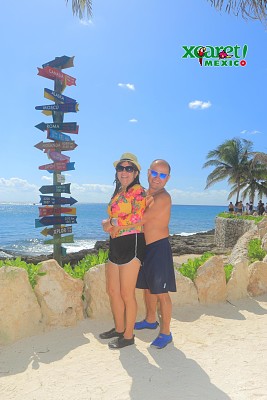 fotografia del mar de Cancun