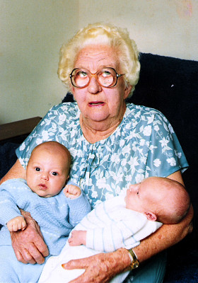 Great Nanna Burton, Steve and Aaron