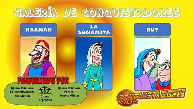 GalerÃ­a de conquistadores: NaamÃ¡n, Rut,la sunamita jigsaw puzzle