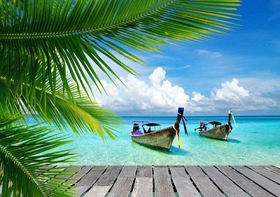 Beach boats jigsaw puzzle