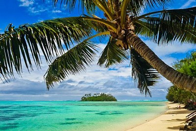Distant tropical island jigsaw puzzle