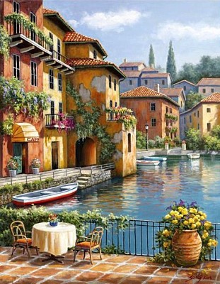 toscana pueblo jigsaw puzzle