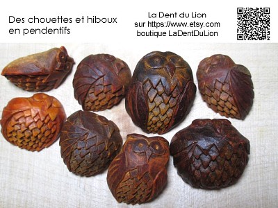 פאזל של Pendentifs chouettes et hiboux, La Dent du Lion