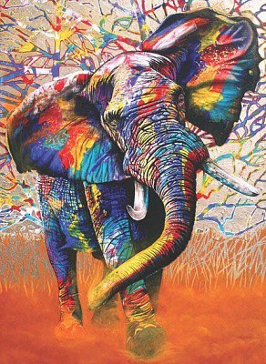 Art Elefante jigsaw puzzle