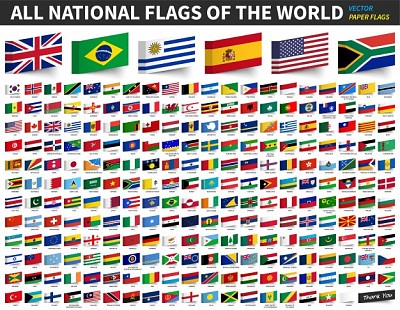 פאזל של all national flags of the world