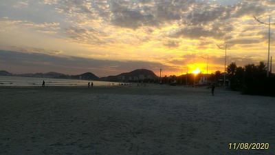 Por do Sol em Guarujá - SP