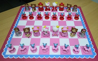 Hello Kitty Chess jigsaw puzzle