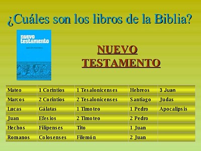 NUEVO TESTAMENTO