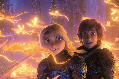 פאזל של HTTYD 3 Hiccup and Astrid