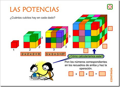 POTENCIA CON NUMEROS NATURALES 6to. M