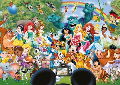 Tods os personagens da Disney em um sÃ³ lugar