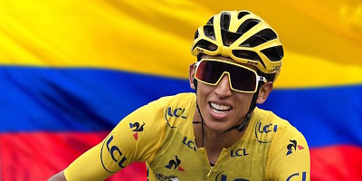 פאזל של Egan bernal campeom del tour