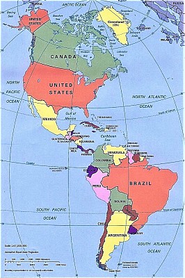 mapa de america jigsaw puzzle