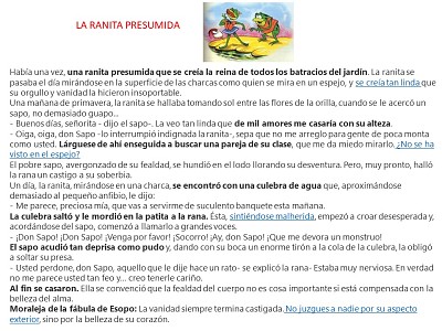 FÃ¡bula la ranita presumida