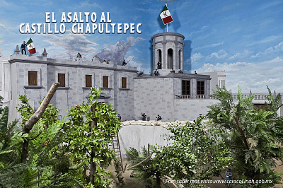 Asalto al Castillo de Chapultepec jigsaw puzzle