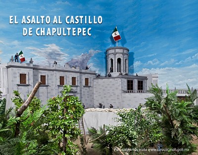 Asalto al Castillo de Chapultepec jigsaw puzzle