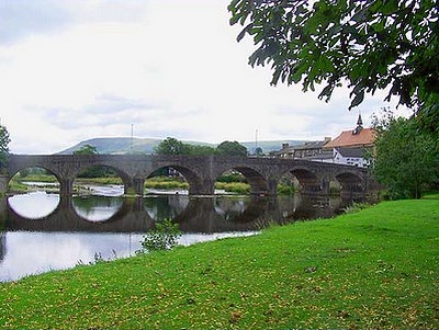 Bridge on the River Wye, Builth Wells jigsaw puzzle
