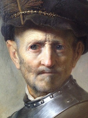 An Old Man in Military Costume