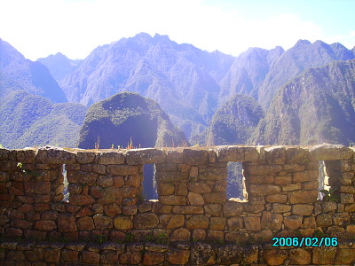 Machu Picchu.Ventanas. jigsaw puzzle