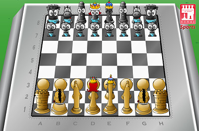 פאזל של Piezas bebÃ© en 1 tablero de ajedrez