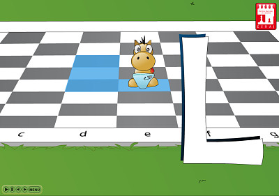 Movimiento del Caballo jigsaw puzzle