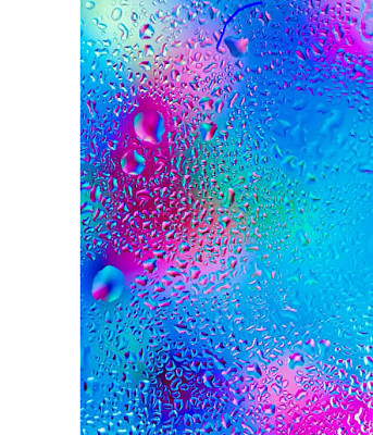 colourful raindrops