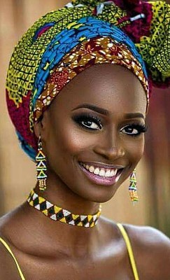 Algo hermoso mujeres de Ãfrica color