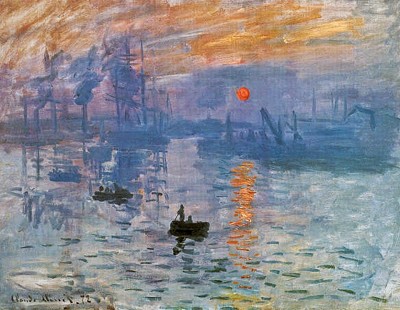 Arte cuja inspirou o impressionismo, nascer do sol