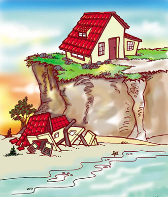 פאזל של HistÃ³ria das casas na rocha e na areia