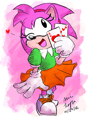 classic amy rose jigsaw puzzle