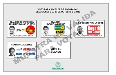 Elections in Bogota