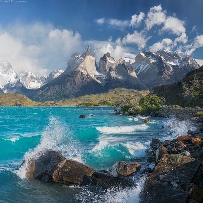 Lago Pehoe, Chile jigsaw puzzle