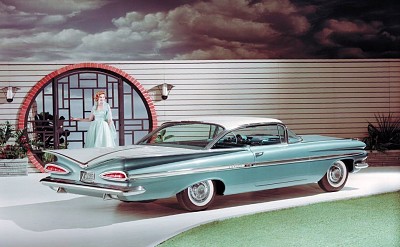 1959 Chevrolet Impala promotional photo.