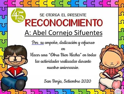 DIPLOMA ABEL CONRNEJO