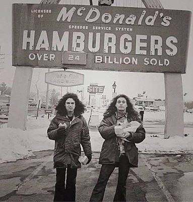 Eddie Van Halen and David Lee Roth