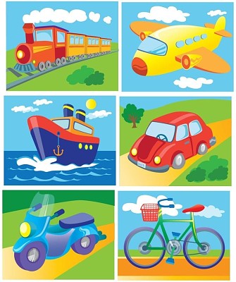 Medios de transportes jigsaw puzzle