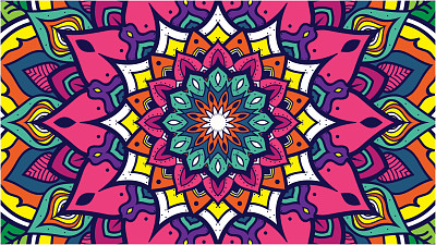 Mandala de colores jigsaw puzzle