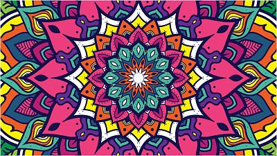 Mandala de colores