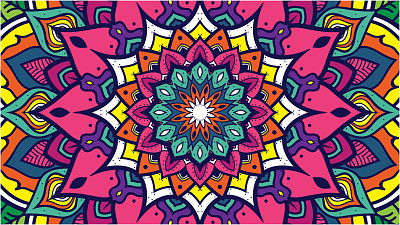 Mandala de colores