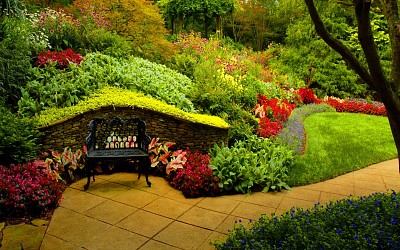 Garden jigsaw puzzle