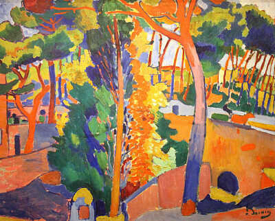 Derain monde orange