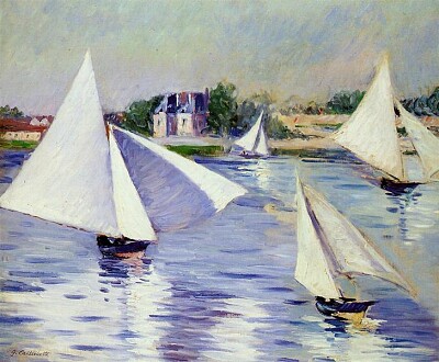 פאזל של Caillebotte voiles