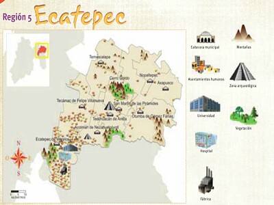 Mapa ecatepec regiÃ³n 5 jigsaw puzzle