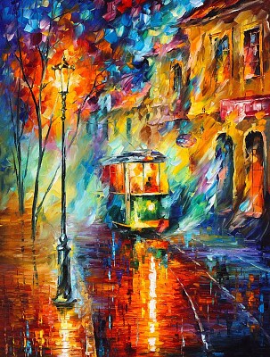 פאזל של Leonid Afremov - Train in Color